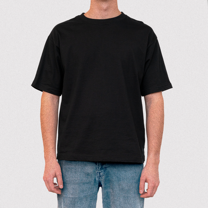 Boxy black t-shirt blank