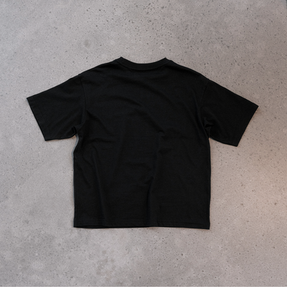 Boxy black t-shirt blank