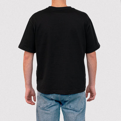 Boxy black t-shirt blank