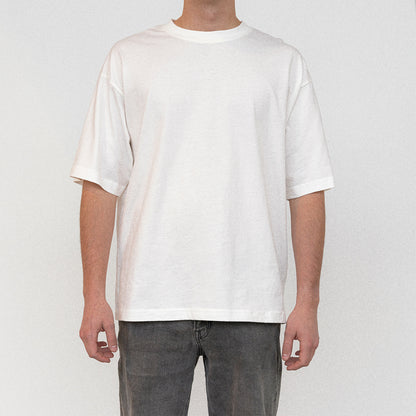 Boxy white t-shirt blank